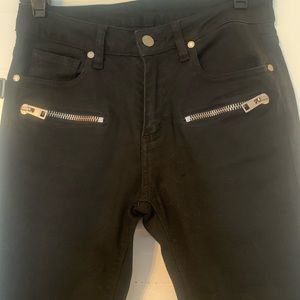 Black boot leg jeans